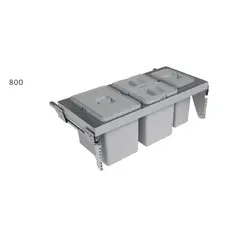 700B.SIGE.800 Органайзер нижний под мойку выдвижной, 33 л, шкаф 800мм
