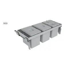 700B.SIGE.900 Органайзер нижний под мойку выдвижной, 42 л, шкаф 900мм