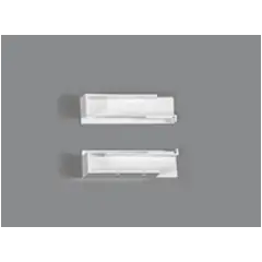 Левый фиксатор рамки для закрывания выреза сифона Banio Ninka, белый арт.5015.11.20071