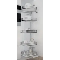 295Plus.onebox.300 Колонна выдвижная (компл), 5 корзин, шкаф 300мм
