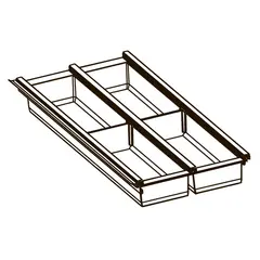 2250.52.40686 Лоток в ящик 300 мм белый Cuisio Ninka