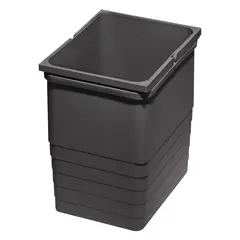 5160.90.41514 Контейнер для мусора 17 л 306*230*310 мм (dark grey) Eins2vier Ninka