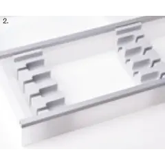 2058.53.40571 Боковая панель для лотка 463 мм черный Cuisio Ninka