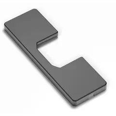 Заглушка на чашку петли 896 в присадке 52 мм, черный никель арт.896-5290-981