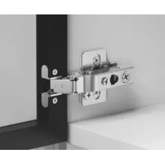 896-0T27-981 Петля 896 с регулировкой доводчика, для алю. профиля, Накладная, 28мм, Черный