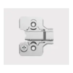 896-0KA4-733 Планка для петли 896, высота 4 мм, крестовая, 3D регулировка