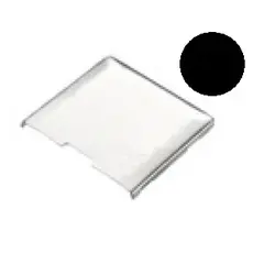 172-6596-BN Заглушка для стяжки полкодержателя 172, квадратная, пластик, черный никель