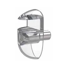 MV22PT0000006 Полкодержатель для стеклянных полок (сталь + пластик)