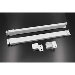 655-8621-150-00 Рейлинг Slimline Square NL500 мм, комплект (2 рейлинга+2 держателя), белый