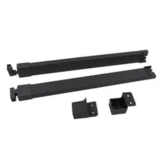 655-8621-185-00 Рейлинг Slimline Square NL500  мм, комплект (2 рейлинга+2 держателя), антрацит