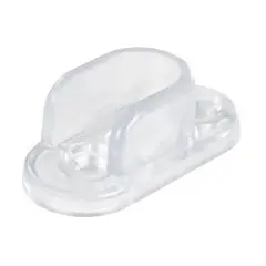 ШОП-250 Штангодержатель для овальной трубы 15х30 мм, прозрачный