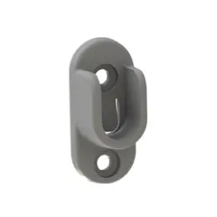 ШОБ-250 Штангодержатель для овальной трубы 15х30 мм, белый