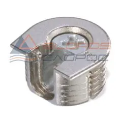 Эксцентрик мебельный распорный Titus System 6 Quickfit-Expando установка сверху для плиты 16 мм серебро. Арт: 006431-861-001