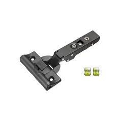 Петля мебельная Titus T-Type Noir Glissando 90 градусов с доводчиком 110/48/0 мм для машинной установки. арт.701-0AS1-668-00