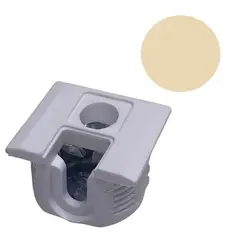 172-6975-823 Стяжка полкодержатель, Д20, для плиты 16мм, уст. сверху, магнолия