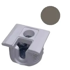 172-6975-900 Стяжка полкодержатель, Д20, для плиты 16мм, уст. сверху, серо-бежевый