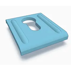 Регулировочная планка для навеса 345, пром упаковка, сталь, цинк арт.345-448000-ADJ-Z