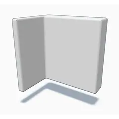 Заглушка навеса 345, пром упаковка, пластик, белый арт.345-448000-COVP-877