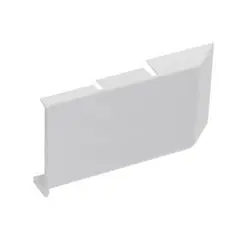 Декоративная крышка Scarpi-4 с увел.фланцем, белая RAL 9003, правая арт.639700132