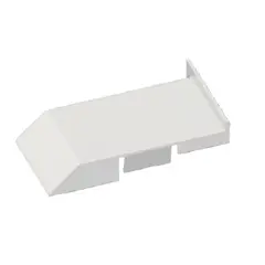 Заглушка навеса кухонных каркасов, в комплекте П+Л, сталь, nickel арт.345-720923-N