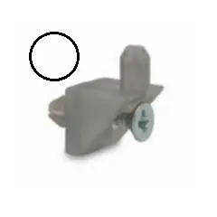 Полкодержатель с шипом, белый арт.RG061.00.01