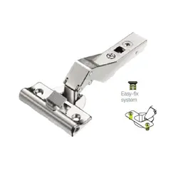 Петля T-type Glissando угловая (45) 110/52/18 мм с доводчиком и системой ускоренной сборки Easy-fix арт.701-0C58-650-00
