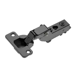 Петля 896 с регулировкой доводчика, Вкладная, 48мм, Черный никель арт.896-0DS0-981