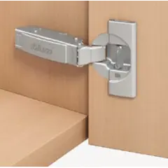 Петля Clip top Blumotion стандартная 107°, накладная, чашка петли: на шурупы, никель арт.75B1550