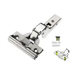 Петля мебельная Titus T-Type Glissando 90 градусов с доводчиком 110/45/17 мм и cистемой ускоренной сборки Easy-fix арт.701-0DT4-054-00