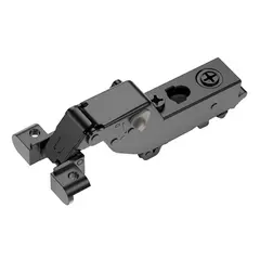 Петля 896 с регулировкой доводчика, для алю. профиля, Вкладная, 28мм, Черный никель арт.896-0T52-981