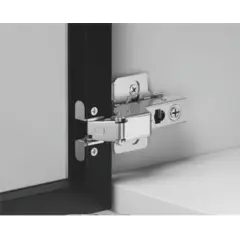 Петля 896 без пружины, для алю. профиля, Вкладная, 28мм, Черный никель арт.896-0T68-981