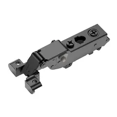 Петля 896 с регулировкой доводчика, для алю. профиля, Полунакладная, 28мм, Черный никель арт.896-0T50-981