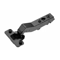 Петля 896 с доводчиком, угол 45, 48мм, чашка с винтами, Черный никель арт.896-0B12-981