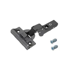 Петля мебельная Titus T-Type Noir Glissando 90 градусов с доводчиком и винтами 110/48/17 мм. арт.701-0DS2-668-00