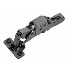 Петля 896 с доводчиком, 155 градусов, 48мм, чашка с винтами, Черный никель арт.896-0ES2-981