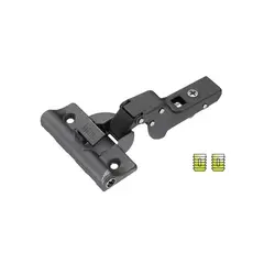 Петля мебельная Titus T-Type Noir Glissando 90 градусов с доводчиком 110/48/17 мм для машинной установки. арт.701-0DS1-668-00