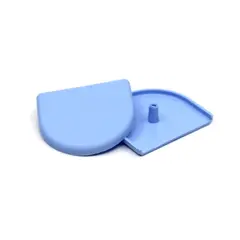 Заглушка мебельная эксцентрика Titus D25 селеста. Арт: 7463 TS