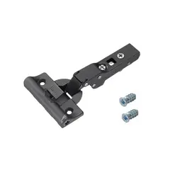 Петля мебельная Titus T-Type Noir Glissando 90 градусов с доводчиком и винтами 110/45/5 мм. арт.701-0BT2-668-00