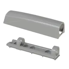 Корпус с планкой с кольцом для толкателя Cubo, серый арт.953.0000.06.00
