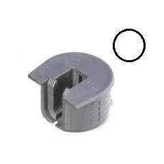 Эксцентрик мебельный полкодержатель Titus System 6 Quickfit-Expando Wedgefix для плиты 16 мм белый. Арт: 006473-877-001