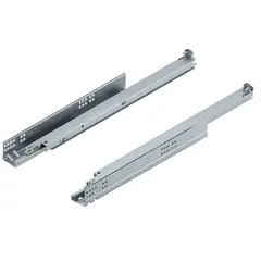 Направляющие TANDEM BLUMOTION полное выдвижение, 30 кг, 550 мм, для панели 17-19 мм, под замки, левая/правая арт.560F5500B
