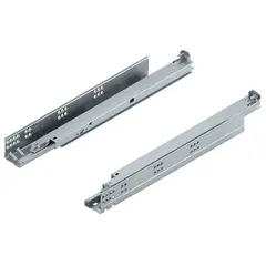 Направляющие TANDEM BLUMOTION полное выдвижение, 30 кг, 450 мм, для панели 17-19 мм, под замки, левая/правая арт.560F4500B