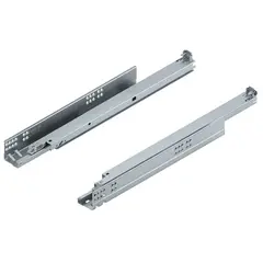 Направляющие TANDEM BLUMOTION полное выдвижение, 30 кг, 500 мм, для панели 17-19 мм, под замки, левая/правая арт.560F5000B