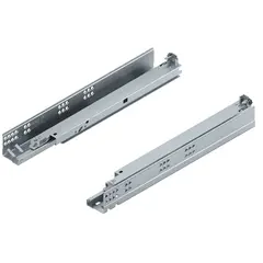 Направляющие TANDEM BLUMOTION полное выдвижение, 30 кг, 400 мм, для панели 17-19 мм, под замки, левая/правая арт.560F4000B