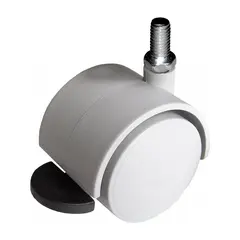 Опора колесная ОК40 мм  со штырем тормоз черный