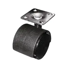 Опора колесная ОК40 мм  с  пятой бежевая