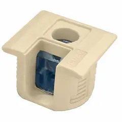 Стяжка полкодержатель, Д20, для плиты 16мм, уст. сверху и сбоку, магнолия арт.172-6973-823