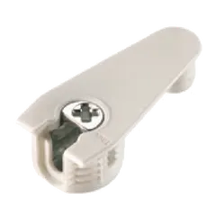 Эксцентрик мебельный распорный с фиксатором Titus System 6 Quickfit-Expando установка сбоку и сверху для плиты 18 мм белый. Арт: 006445-877-001