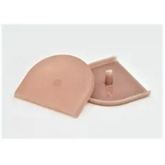 Заглушка мебельная эксцентрика Titus D25 кварц. Арт: 7463 QZ