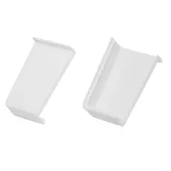 Заглушка, 2шт, серия 156i, пластик, белый, компл арт.156i-3856-877